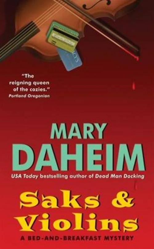 Cover of the book Saks and Violins by Mary Daheim, HarperCollins e-books