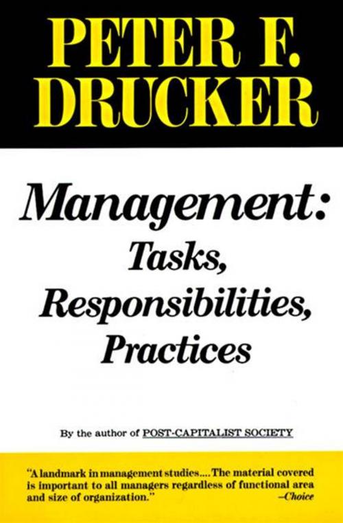 Cover of the book Management by Peter F. Drucker, HarperCollins e-books