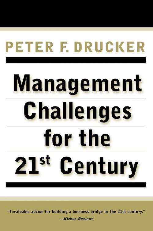 Cover of the book MANAGEMENT CHALLENGES for the 21st Century by Peter F. Drucker, HarperCollins e-books