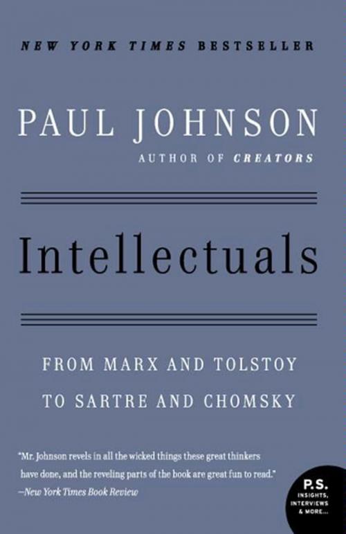 Cover of the book Intellectuals by Paul Johnson, HarperCollins e-books