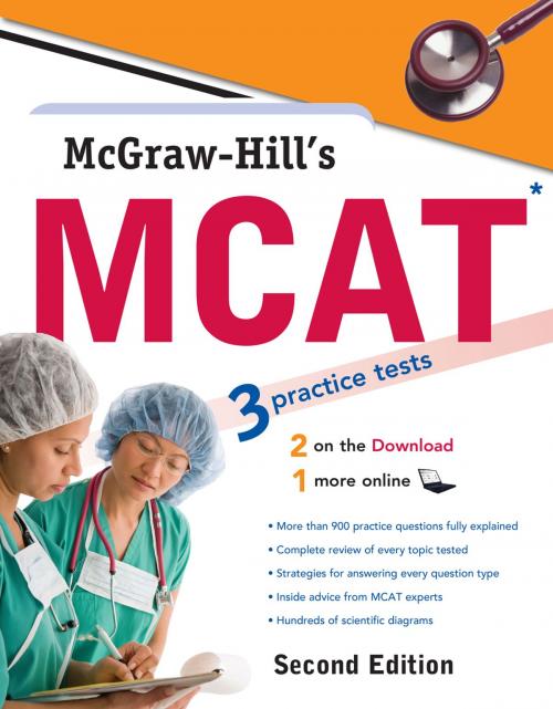 Cover of the book McGraw-Hill's MCAT, Second Edition by George J. Hademenos, Candice McCloskey Campbell, Shaun Murphree, Jennifer M. Warner, Kathy A. Zahler, McGraw-Hill Education