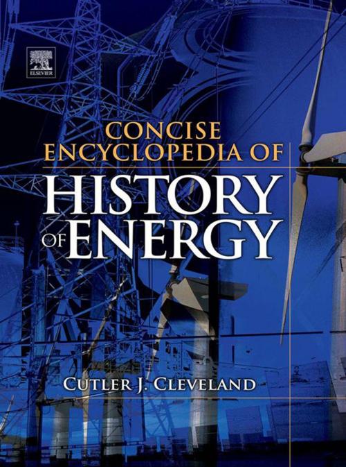 Cover of the book Concise Encyclopedia of the History of Energy by , Elsevier Science