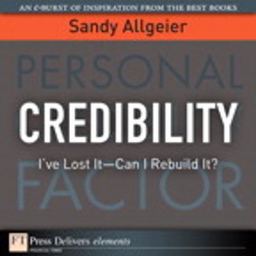 Cover of the book Credibility by Sandy Allgeier, Pearson Education
