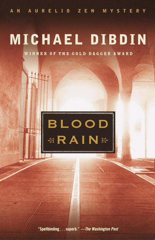 Cover of the book Blood Rain by Michael Dibdin, Knopf Doubleday Publishing Group