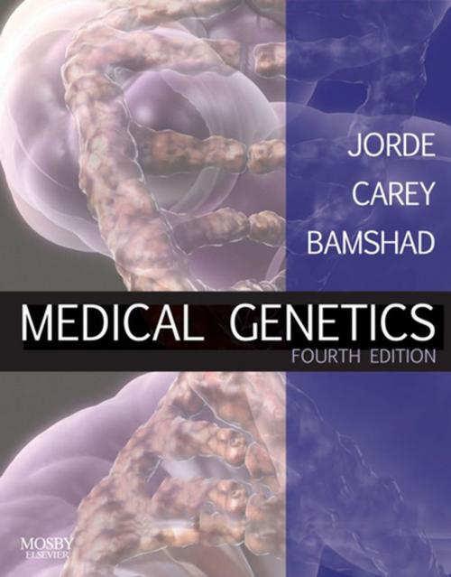 Cover of the book Medical Genetics E-Book by Lynn B. Jorde, PhD, John C. Carey, MD, MPH, Michael J. Bamshad, MD, Elsevier Health Sciences