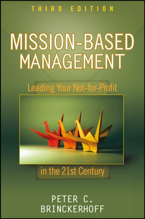 Cover of the book Mission-Based Management by Peter C. Brinckerhoff, Wiley