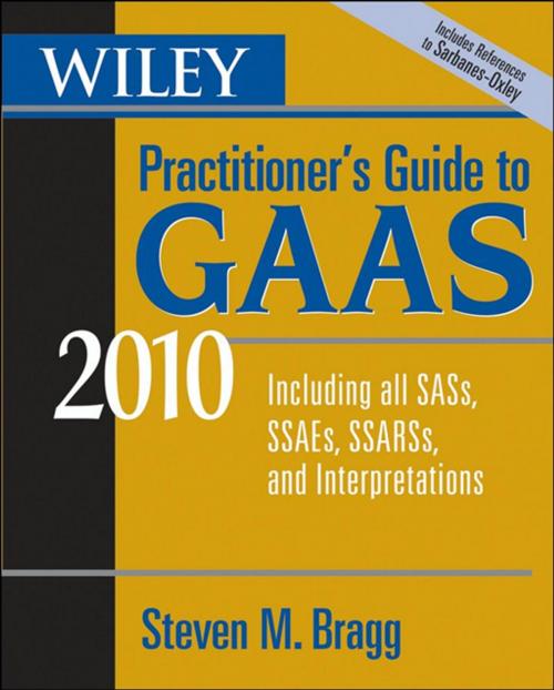 Cover of the book Wiley Practitioner's Guide to GAAS 2010 by Steven M. Bragg, Wiley