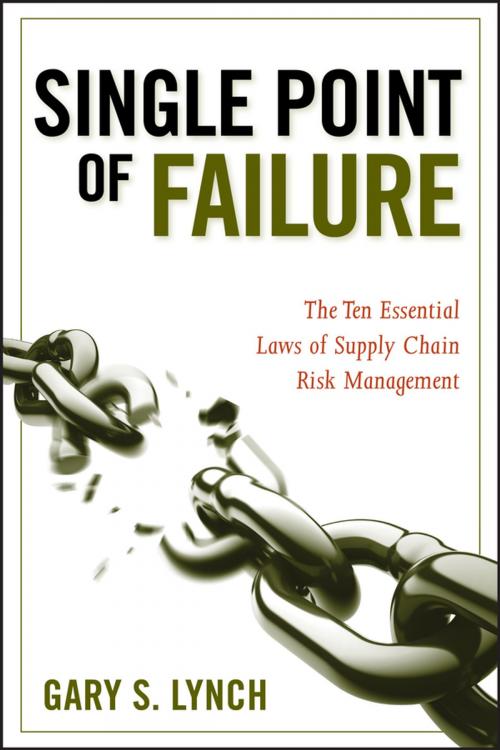 Cover of the book Single Point of Failure by Gary S. Lynch, Wiley