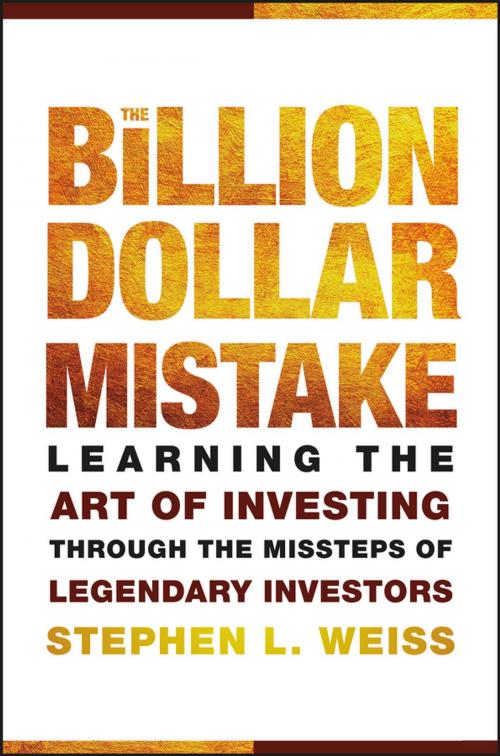 Cover of the book The Billion Dollar Mistake by Stephen L. Weiss, Wiley