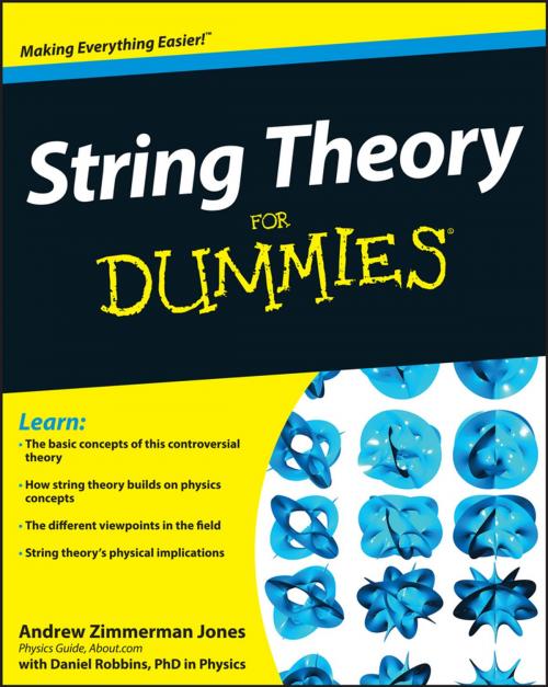 Cover of the book String Theory For Dummies by Andrew Zimmerman Jones, Wiley