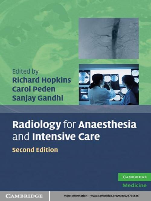 Cover of the book Radiology for Anaesthesia and Intensive Care by , Cambridge University Press