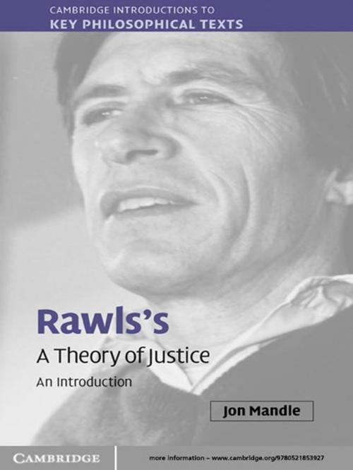 Cover of the book Rawls's 'A Theory of Justice' by Jon Mandle, Cambridge University Press