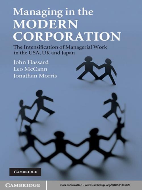 Cover of the book Managing in the Modern Corporation by John Hassard, Leo McCann, Jonathan Morris, Cambridge University Press
