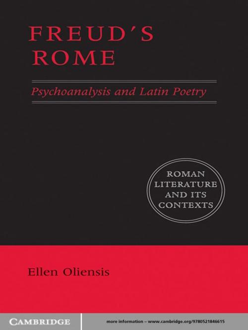 Cover of the book Freud's Rome by Ellen Oliensis, Cambridge University Press