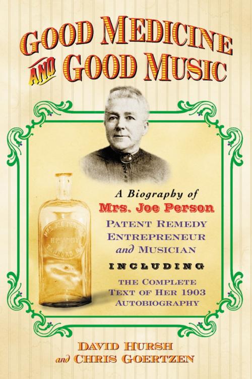 Cover of the book Good Medicine and Good Music by David Hursh, Chris Goertzen, McFarland & Company, Inc., Publishers