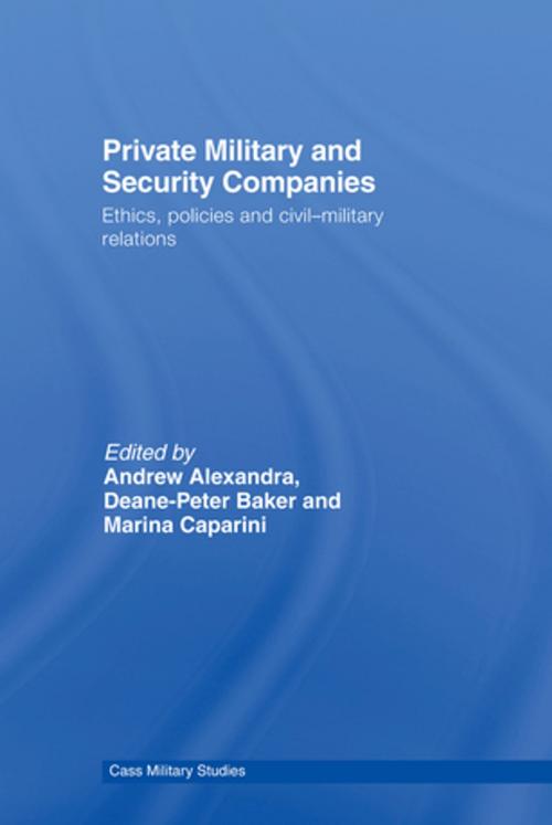 Cover of the book Private Military and Security Companies by , Taylor and Francis