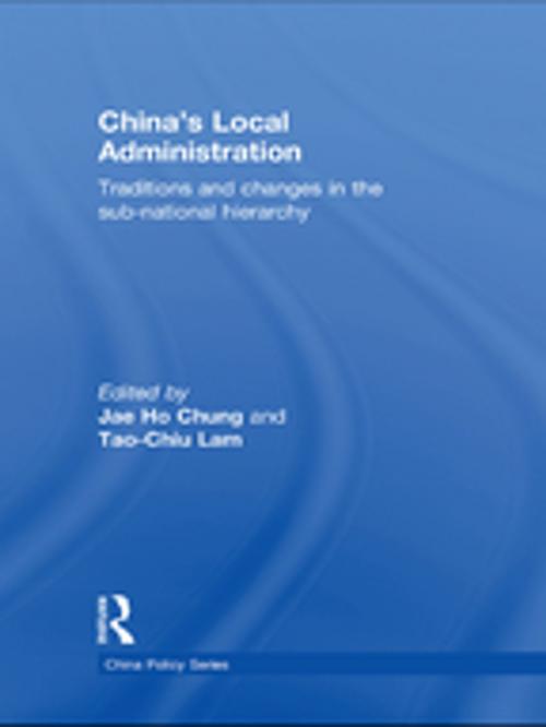 Cover of the book China's Local Administration by , Taylor and Francis