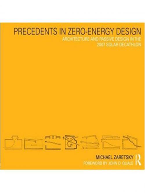 Cover of the book Precedents in Zero-Energy Design by Michael Zaretsky, Taylor and Francis