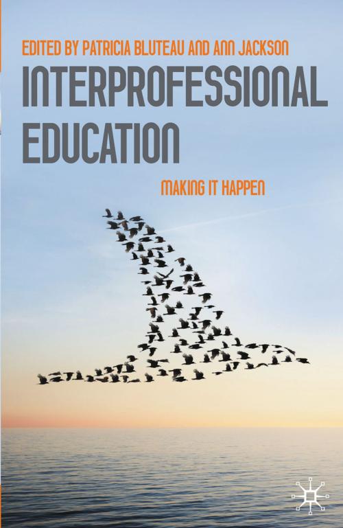 Cover of the book Interprofessional Education by Pat Bluteau, Judith Jackson, Macmillan Education UK