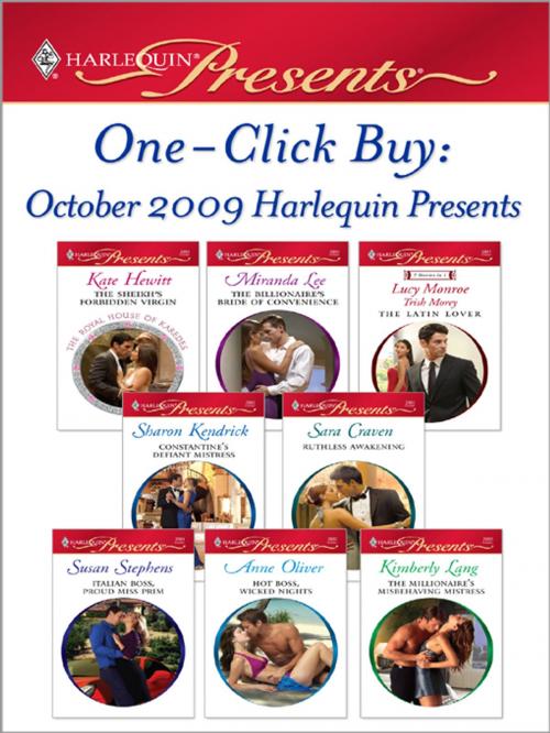 Cover of the book One-Click Buy: October 2009 Harlequin Presents by Kate Hewitt, Miranda Lee, Sharon Kendrick, Sara Craven, Susan Stephens, Anne Oliver, Kimberly Lang, Harlequin