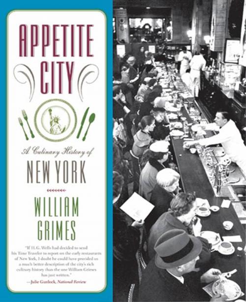Cover of the book Appetite City by William Grimes, Farrar, Straus and Giroux
