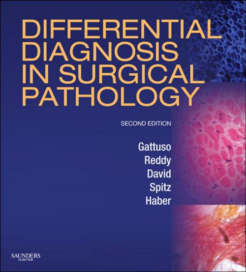 Cover of the book Differential Diagnosis in Surgical Pathology E-Book by Daniel J. Spitz, MD, Paolo Gattuso, MD, Meryl H. Haber, MD, Vijaya B. Reddy, MD, MBA, Odile David, MD, MPH, Elsevier Health Sciences
