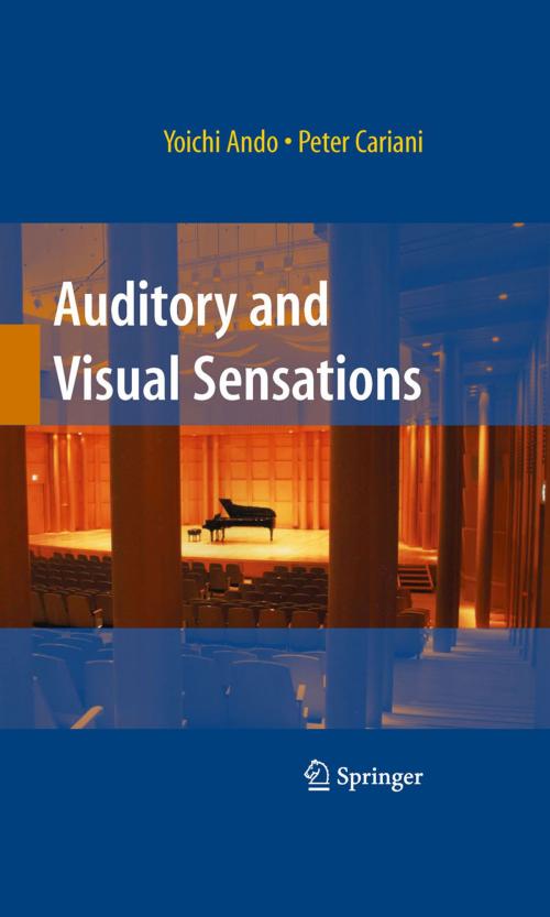 Cover of the book Auditory and Visual Sensations by Peter Cariani, Yoichi Ando, Springer New York