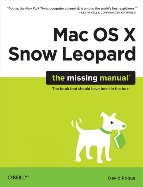 Cover of the book Mac OS X Snow Leopard: The Missing Manual by David Pogue, O'Reilly Media