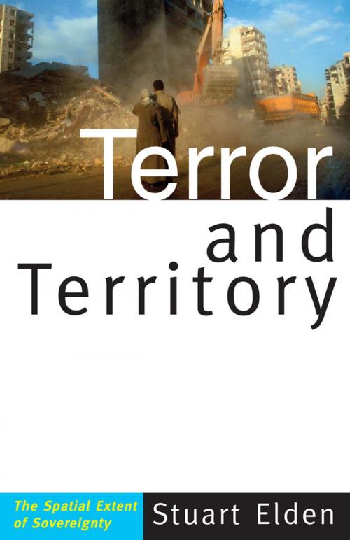 Cover of the book Terror and Territory by Stuart Elden, University of Minnesota Press