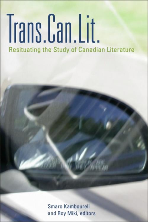 Cover of the book Trans.Can.Lit: Resituating the Study of Canadian Literature by Smaro Kamboureli, Roy Miki, Wilfrid Laurier University Press
