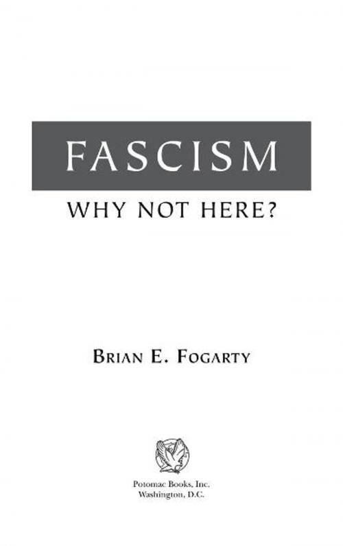 Cover of the book Fascism by Brian E. Fogarty, Potomac Books Inc.