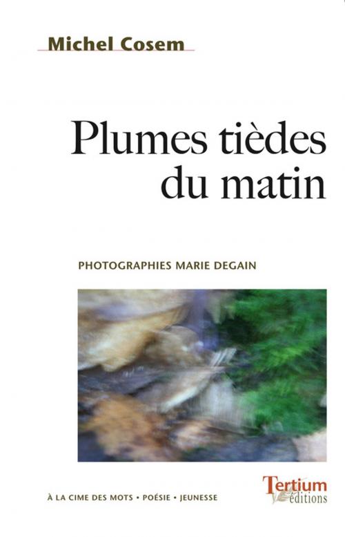 Cover of the book Plumes tièdes du matin by Michel Cosem, Tertium éditions