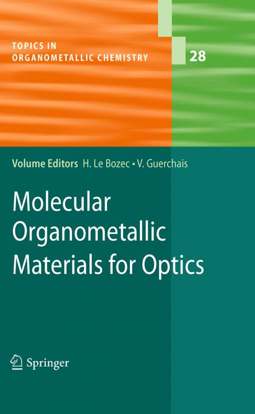 Cover of the book Molecular Organometallic Materials for Optics by , Springer Berlin Heidelberg
