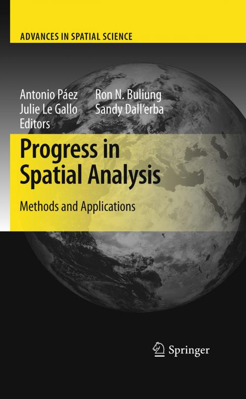 Cover of the book Progress in Spatial Analysis by , Springer Berlin Heidelberg