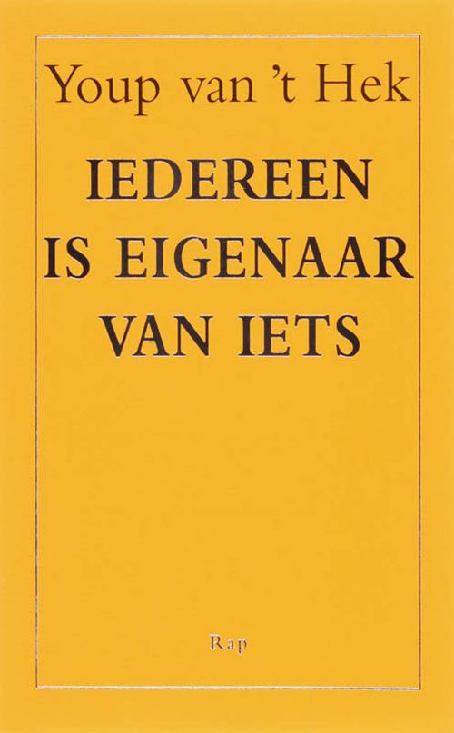 Cover of the book Iedereen is eigenaar van iets by Youp van 't Hek, Bezige Bij b.v., Uitgeverij De