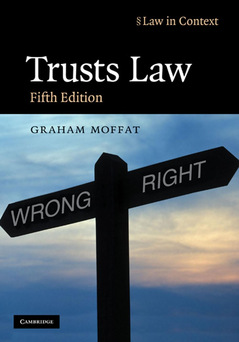 Big bigCover of Trusts Law