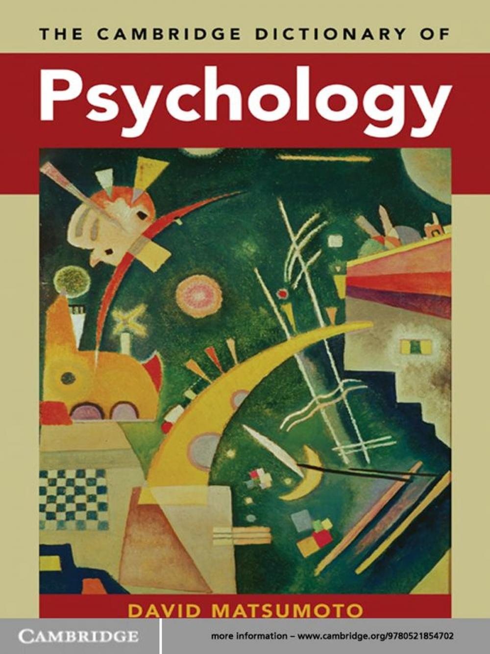 Big bigCover of The Cambridge Dictionary of Psychology