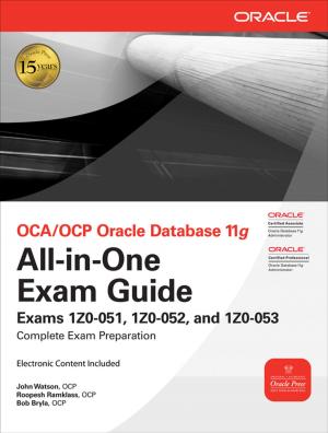 Cover of the book OCA/OCP Oracle Database 11g All-in-One Exam Guide by Greg N. Gregoriou, Christian Hoppe
