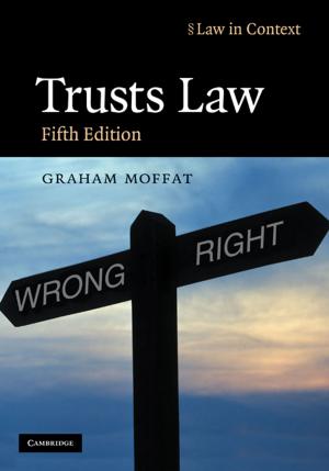 Cover of the book Trusts Law by Cornel Zwierlein