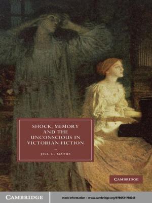 Cover of the book Shock, Memory and the Unconscious in Victorian Fiction by Megan Ming Francis