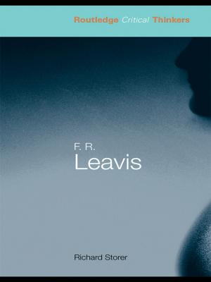 Cover of the book F.R. Leavis by 