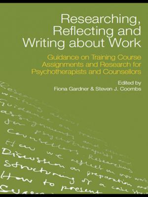 Cover of Researching, Reflecting and Writing about Work