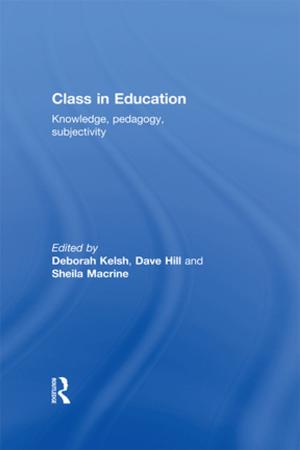 Cover of the book Class in Education by Mortimer Schiffer