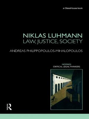 Cover of the book Niklas Luhmann: Law, Justice, Society by Steven ten Have, John Rijsman, Wouter ten Have, Joris Westhof