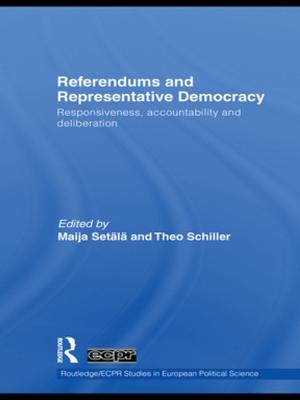 Cover of the book Referendums and Representative Democracy by 
