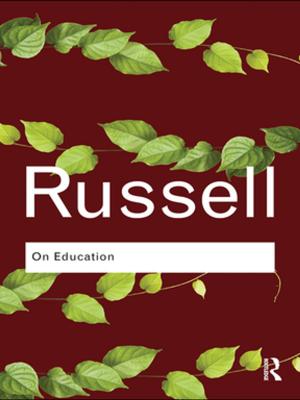 Cover of the book On Education by Joan N. Burstyn, Geoff Bender, Ronnie Casella, Howard W. Gordon, Domingo P. Guerra