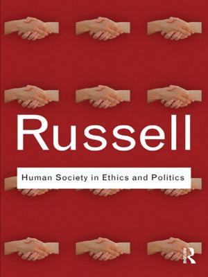 Cover of the book Human Society in Ethics and Politics by Richard Reed