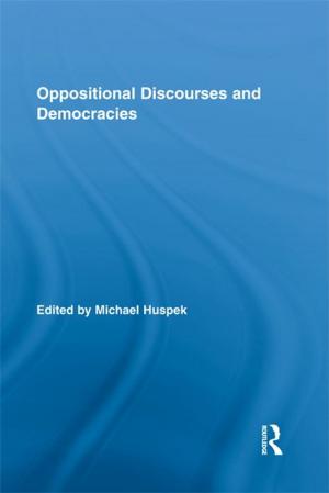 Cover of the book Oppositional Discourses and Democracies by Ed Wingenbach