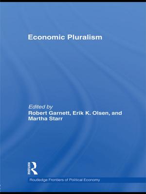 Cover of the book Economic Pluralism by Phillip Zarrilli