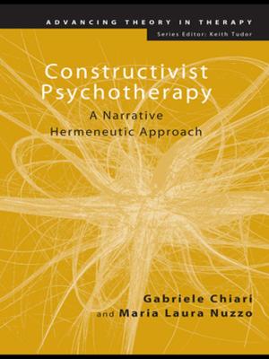 Book cover of Constructivist Psychotherapy